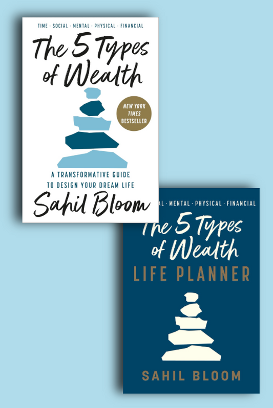 5 Types of Wealth Book + Planner Bundle
