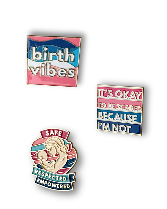 Birth Vibes Enamel Pins