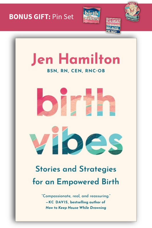 Birth Vibes Book + Pins