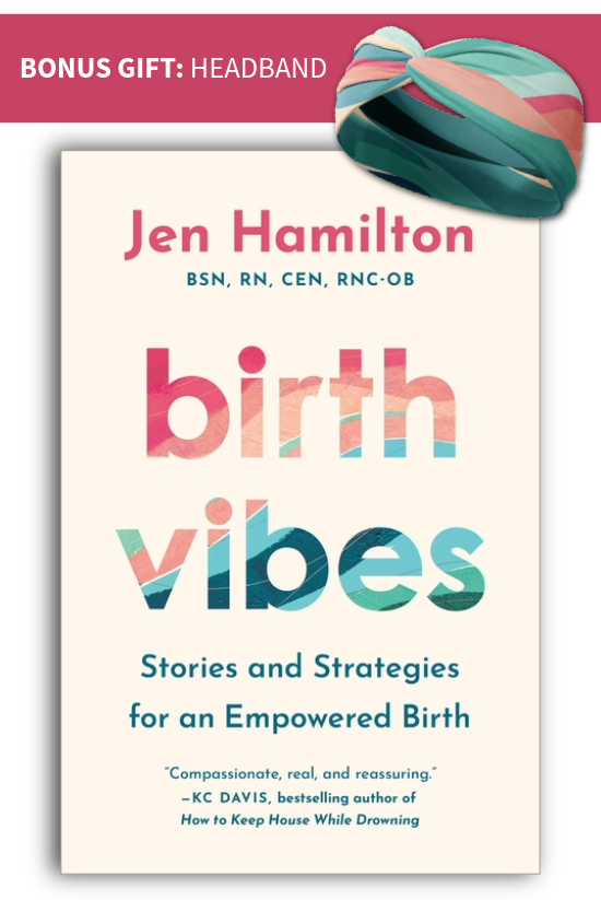 Birth Vibes Book + Headband
