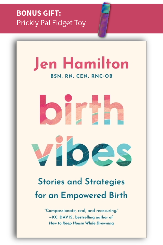 Birth Vibes Book + Prickly Pal